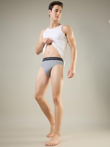 Image of Park Avenue Men Regular Fit Solid Pattern Pure Cotton Brief