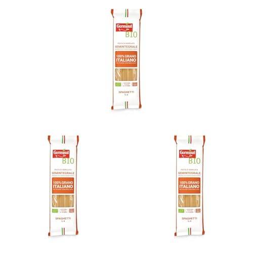 Germinal Bio Spaghetti di semolato semintegrale (Confezione da 3)