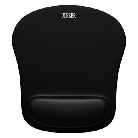 Ergonomic Mouse pad with Wrist Rest, 2.3 cm high Wrist Support for Pain Relief, Non-Slip PU Base for Improved Accuracy, Mouse pad for Office, Gaming and Home Cover
