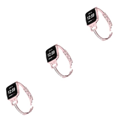 Bracelet de montre en alliage de zinc élégant et ajustable pour femme