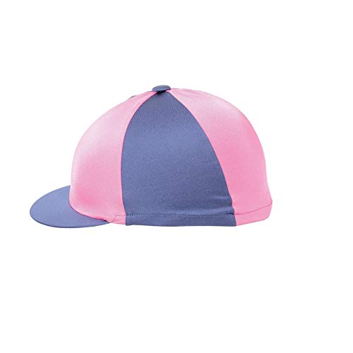 Hy Two Tone Lycra Hat Cover One Size Navy Pink