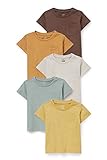 C&A Baby Jungen T-Shirt Unifarben Multipack|5er Pack gelb 80