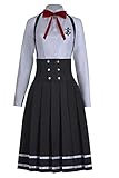 CosplayCos Danganronpa Tsumugi Shirogane Cosplay Costume Halloween Tsumugi Shirogane Outfit Skirt School Uniform, Medium