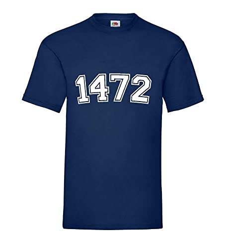 T-shirt pour homme décontracté bleu marine XXXL pour le weekend