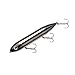 Heddon Saltwater Super Spook Lure (Black Shiner, 5-Inch)