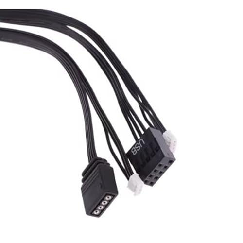 Cable RGB – Cable De Extensión RGB Para Ordenador, Tira LED 3 & 4 Pines Para Montaje PC | Accesorio Ṕara Tarjeta Gráfica, Fuente De Alimentación, Ventiladores ŔGB | P̀ara Personalización PC, , I - imagen 5