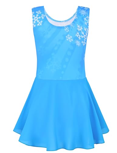 Image of TENVDA Girl's One Piece Swimsuit Sparkle Sleeveless One-Piece Bathing Suits Swimwear for Kids 2-12 Years Old