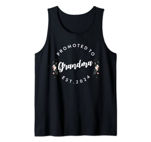 Promoted To Grandma Est 2024 Camiseta sin Mangas