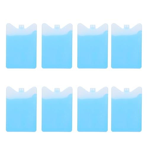 Toyvian 8 Piezas Recipiente para Alimentos Refrigerador Portátil 200ml Función de Enfriamiento Rápido Reutilizable para Camping y Pesca