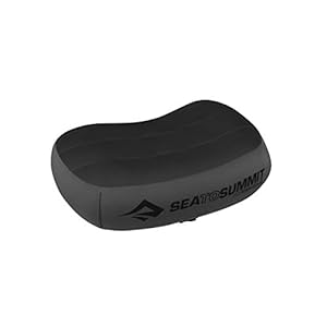 Sea to Summit Aeros Premium Inflatable Travel Pillow, Regular (13.4 x 9.4), Grey