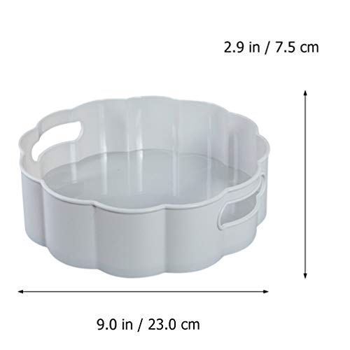 NICEXMAS Preguiçosa Susan Prato Giratório Porta-Especiarias Plástico Redondo Rotativo Tempero Suport