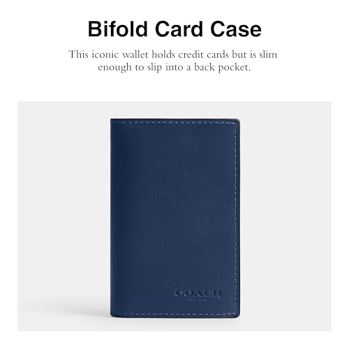 Coach Men's Bifold Case Accessory-Travelers Card Sleeves, Deep Blue2
