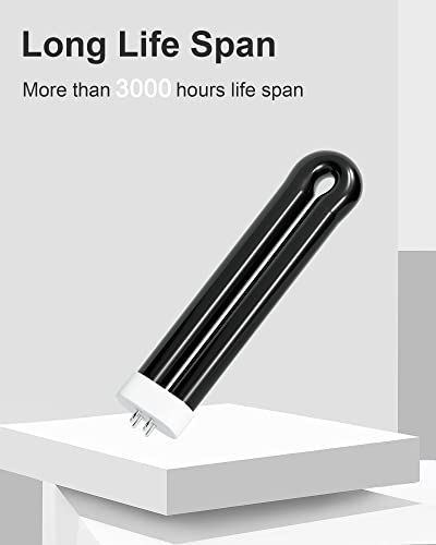 15W Black Light Bug Zapper Replacement Bulb Compatible With Bf35 Flowtron Bk-15D, Bb-15Wht Black Flag Bz-15, B1515 Stinger Fp15, Tz15, Uv15, 7.5 Inch U Shaped Bulb 2 Pack #TOP4