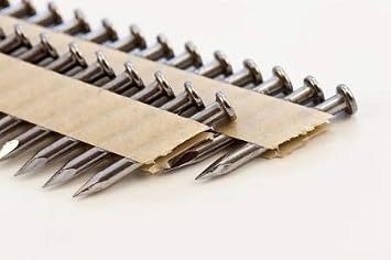 Type 316 SS 1-1/2" x .148" Collated Joist Hanger Nails - 34 Degree Paper Tape - 1,000 pcs