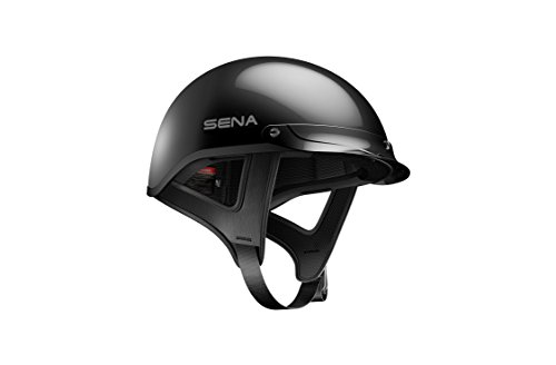 Image of Sena Cavalry-CL-GB-XS Bluetooth Motorcycle Helmet, DOT Approved (Gloss Black, Extra Small)