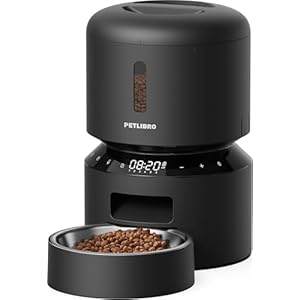 PETLIBRO Automatic Cat Feeder – 3L Programmable Pet Food Dispenser with Airtight Storage, Timed Portion Control, Voice Meal Call & Dual Power Supply, Clog-Free Healthy Feeding for Cats & Small Dogs