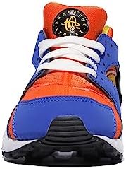 Nike Boy's Huarache Run (Big Kid) Hyper Royal/Yellow Ochre/Safety Orange 5.5 Big Kid M | Image 4