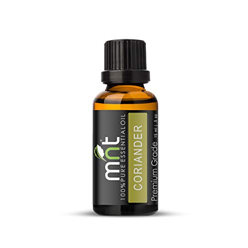 Image of MNT Coriander Essential Oil 100% Pure Natural & Undiluted Therapeutic Grade & Aromatherapy for Hair Care and Skin Care (15ML)