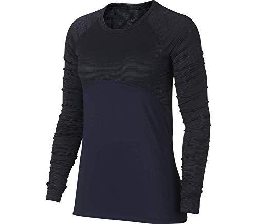 Nike Womens Running Performance Pullover Top Navy S