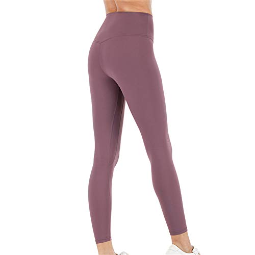 LYHLYH Running fitness fitness pants,Nude yoga pants women High-waist skinny stretch pants for Yoga Training Gym Sports,q,S