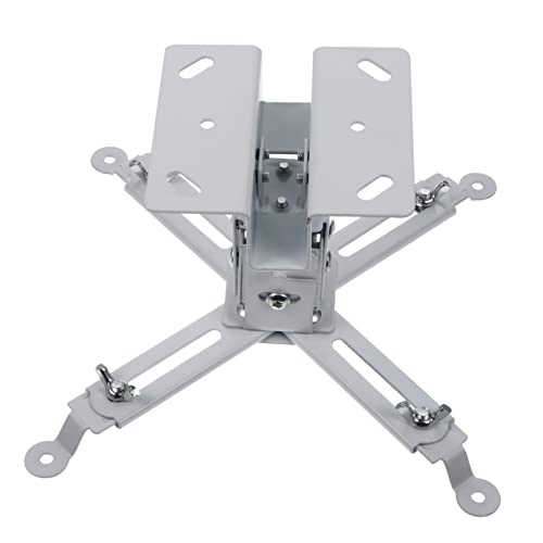 DIYEAH Supporto Soffitto Proiettore Staffa Resistente Carbonio Regolabile Angolo Installazione Nascondere Alimentazione Video Effetto Ambienti