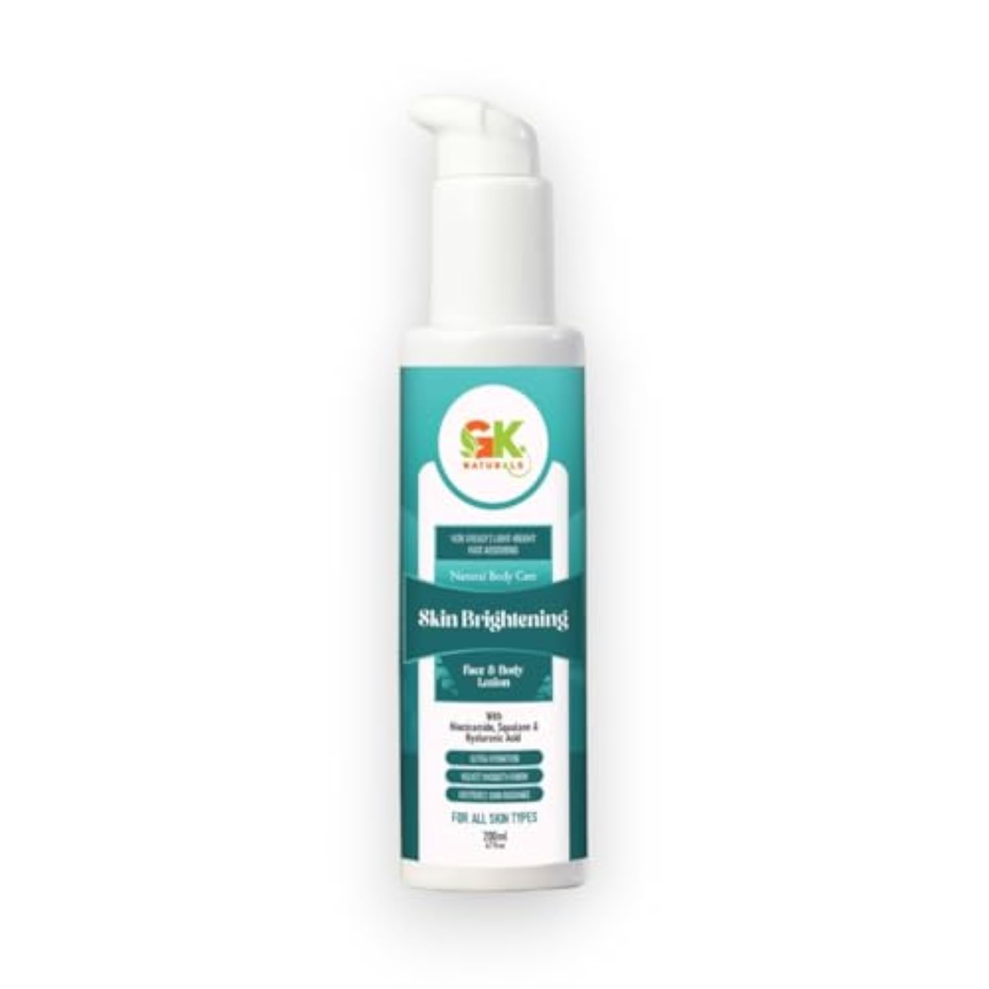 GK Brightening Face & Body Lotion, 48-Hour Hydration