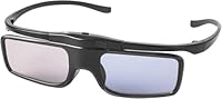 RF 3D Brille, Active Shutter RF 3D Brille wiederaufladbar Geeignet für RF 3D TV Projektoren, RF 3D Brille 1er-Pack