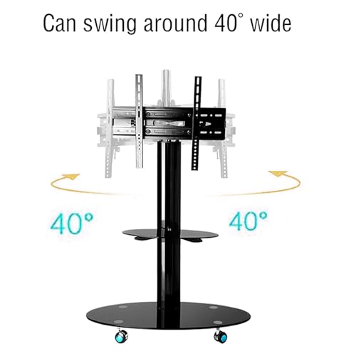 Soporte móvil de piso para TV de 32 a 65 pulgadas miniatura 4