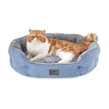 MOFU LAB 犬 ベッド 猫 ベッド ペットベッド ふわふわ 両面クッション 夏季/冬季対応 底面滑り止め 丸洗い可能 OEKO-TEX標準 小型犬/猫用 ペット用品