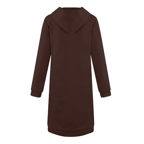 Long Zip Up Hoodie Women Lightweight Cozy Hooded Sweatshirt Jacket Drawstring Open Front Cardigan Hoodies with Pocket3