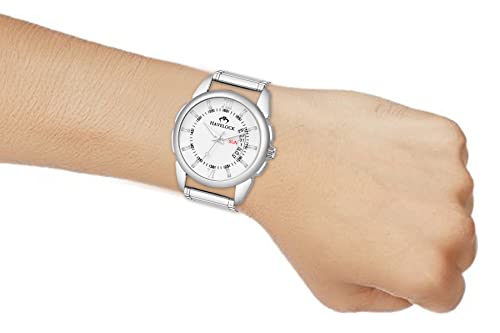 HAVELOCK Analog Day Date Functioning Stainless Steel Chain Watch for Men' and Boy's