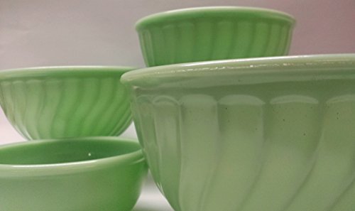 Jade-Green-Milk-Glass-Set-of-4-Fire-King-Jadiete-Mixing-Bowls