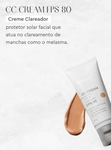 Clinicals CC Cream Facial FPS 80 40g - Anasol