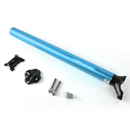 31.6x400mm Bicycle Seatpost Aluminum Alloy Bike Saddle Pole Road Mountain Bike Seat Post Tube (blue) - Image 4