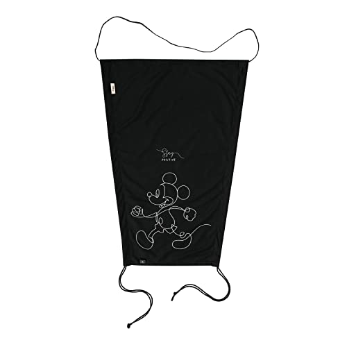 hauck Pare-Soleil Universel pour Bébé avec Protection Solaire 50+, Réglable, Pliable, Compatible avec Poussette, Landau, Nacelle - Mickey Mouse Black