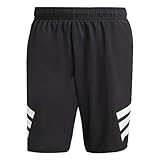 Adidas Men’s Stripes Swim Shorts 8 INCH, Black/White, L
