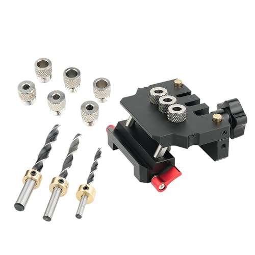Gabarits de cheville multifonctionnels et kit de gabarit de perçage pour menuiserie