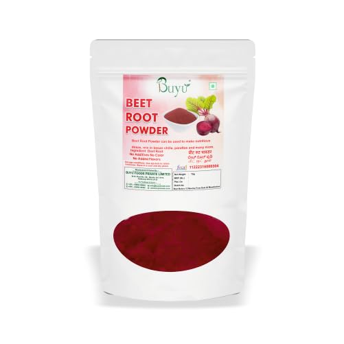 BUYU Natural Beetroot Powder 70 g (Pack of 3) - Dehydrated | Super Food Rich in Antioxidants | For Face, Hair, and Skin | Use in Soups, Curries, Dips, Smoothies, Cakes, and Pancakes (B0CWGPBZC8) Amazon Price History, Amazon Price Tracker