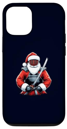 iPhone 12/12 Pro Kendo Santa Martial Arts Funny Sports Christmas Pajama Case iPhone 12/12 Pro Kendo Santa Martial Arts Funny Sports Christmas Pajama Case