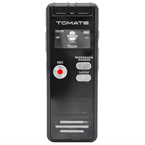 Gravador de Voz Digital Portátil com Armazenamento de 8GB
