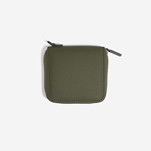 Rollo de joyería compacto verde oliva de Stackers para organizar tus joyas 5