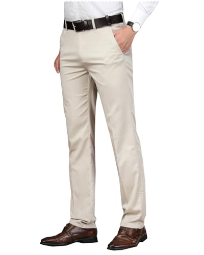Formal Mens Pant Business Slim Trousers Fashion Regular Fit Suit Pants ﻿4