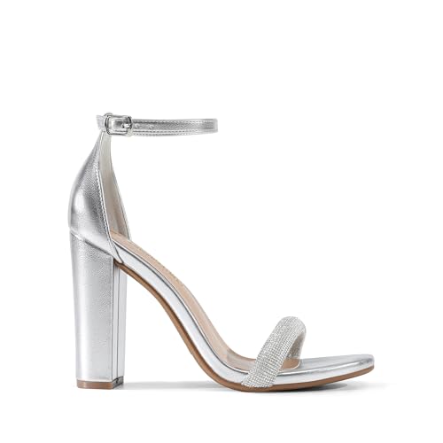 Image of DREAM PAIRS Women's Hi-Chunk High Heel Pump Sandals | High Heels, Pump Sandals, Buckle