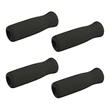 Laroal 4 Stück Ersatzgriff für Gehstockgriff, Schwammgriffabdeckung, Schaumstoffgriff-Griffpolster für Fahrradgriff, Abdeckung für Sportgeräte, Ersatzgriff