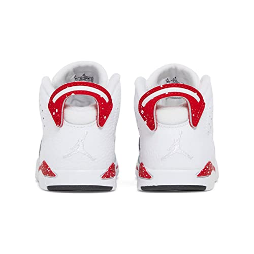 Toddler's Jordan 6 Retro Red Oreo White/University Red-Black (DV3606 162) - 34