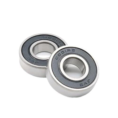 2�� 6001 �n�C�u���b�h�Z���~�b�N�x�A�����O 12x28x8mm ABEC-7 ���]�ԃ{�g���u���P�b�g �X�y�A�p�[�c 6001RS Si3N4 �{�[���x�A�����O