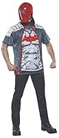 Rubie's Costume Co Men's Arkham Knight Red Hood Costume Top, Multi, Large