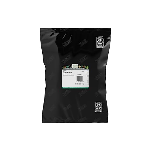 Frontier Organic Ground Korintje Cinnamon, 1-Pound Bulk, Gourmet Quality Cinnamon, Full Balanced Spicy Flavor, Kosher