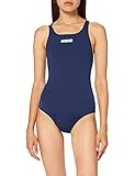 ARENA Damen Solid Swim Pro Badeanzug, Navy/White, 32 EU