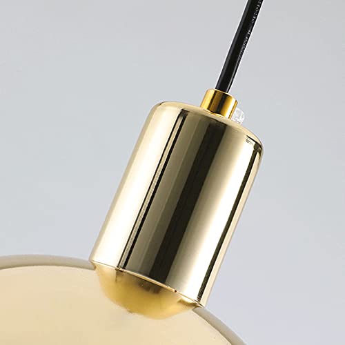 Lámpara de araña dorada ajustable para iluminar con elegancia tu comedor o isla de cocina 8